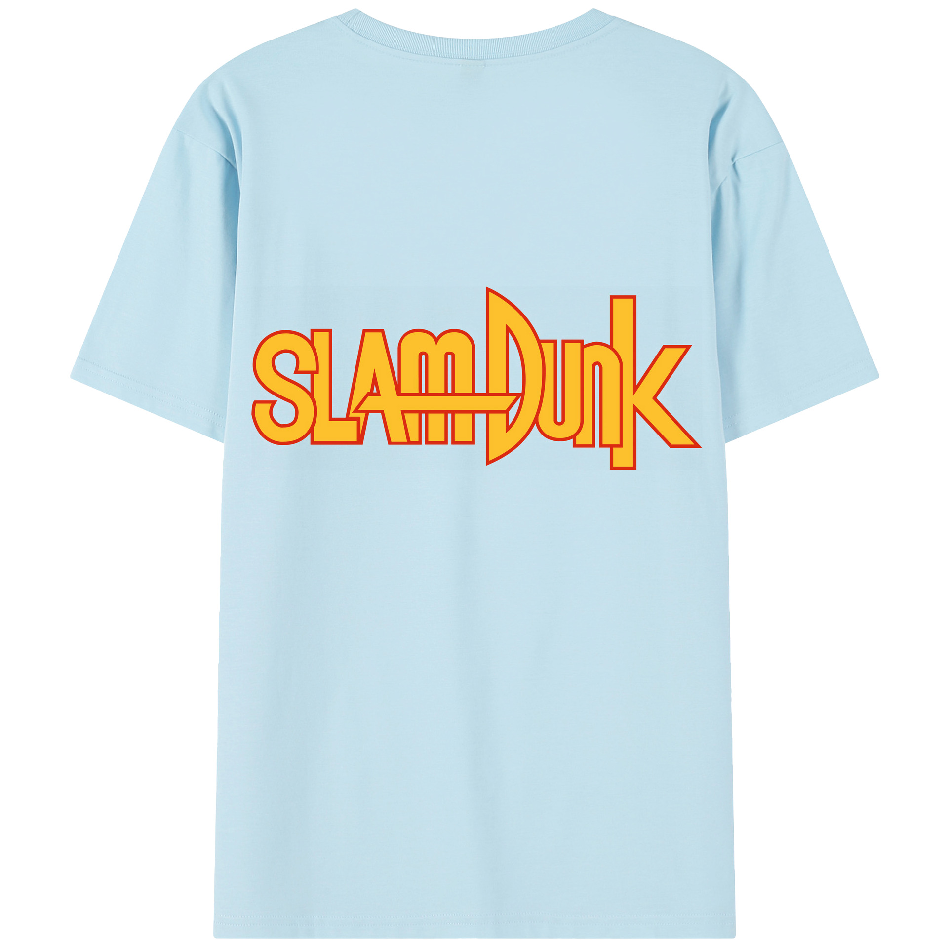 SLAM DUNK／スラムダンク 綿100％半袖Tシャツ（背面プリント）